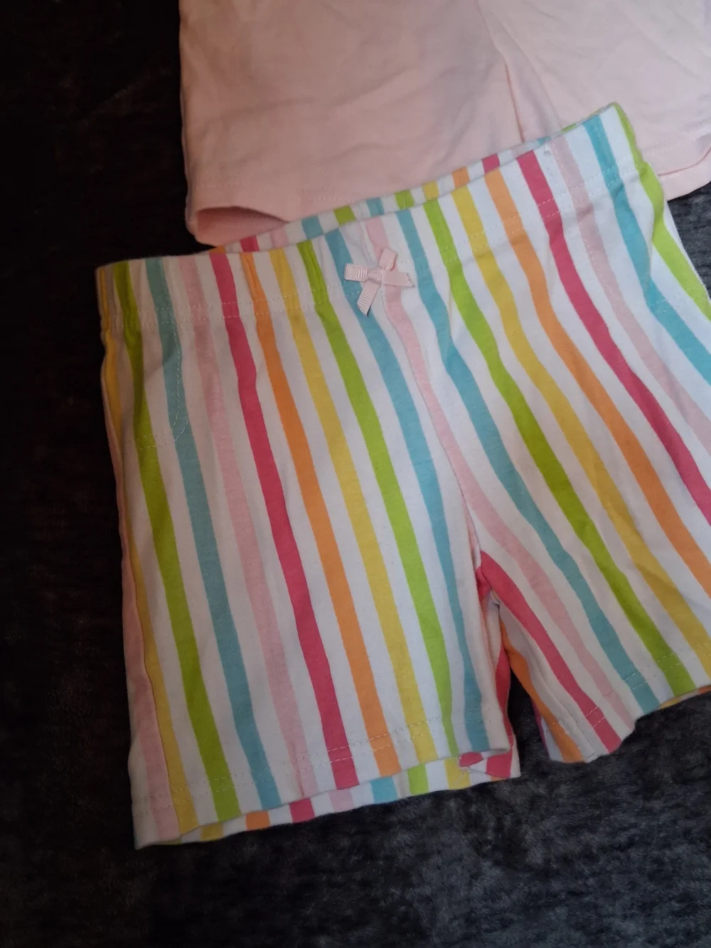 4pc Bundle/Lot 100% Cotton Shorts Girls 5T Multicolor